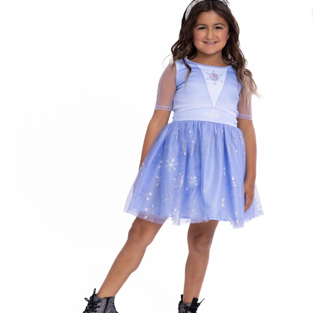 Disney Girls' Princess Elsa Cosplay Dress,  Various Sizes